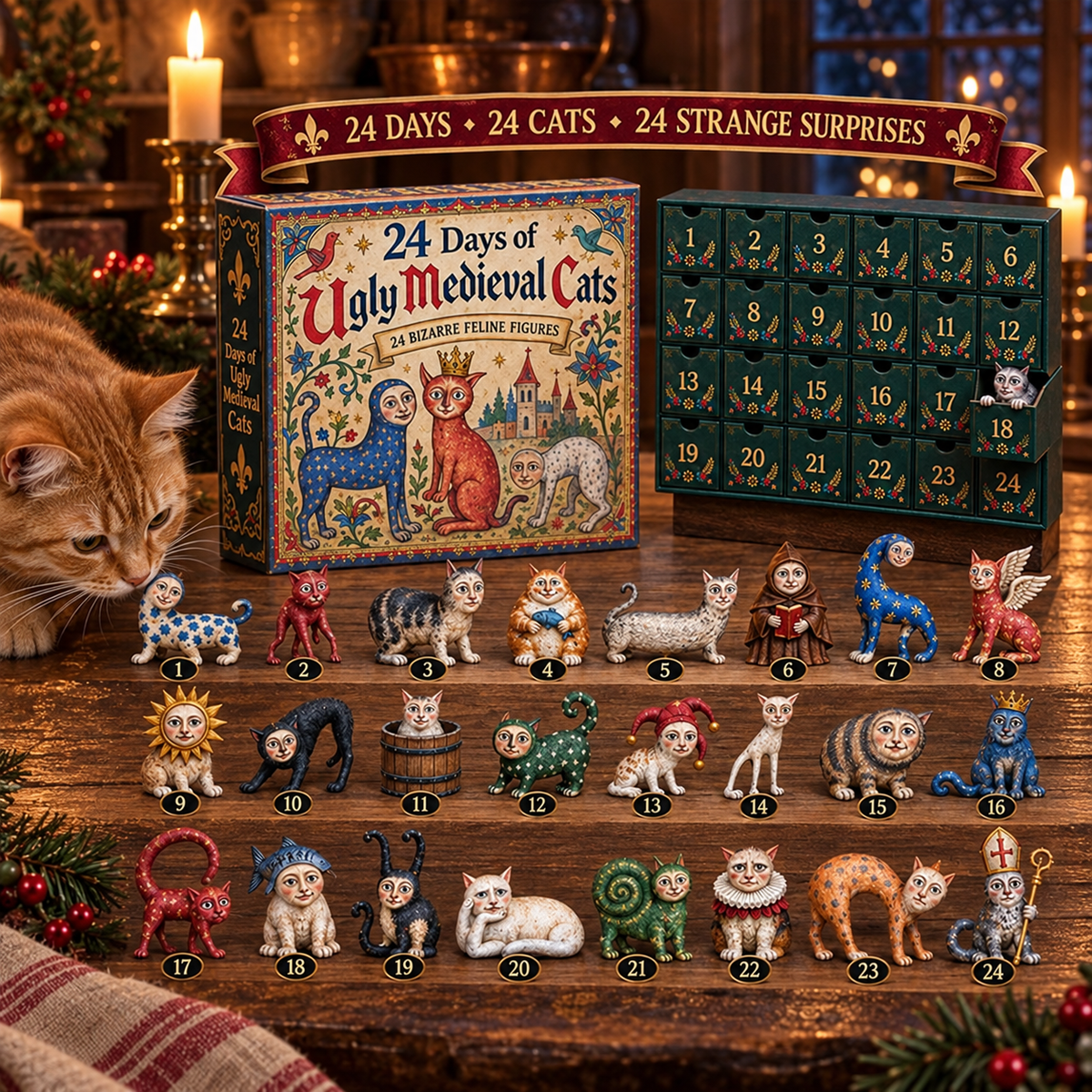 🐈🏰 24 Days of Ugly Medieval Cats