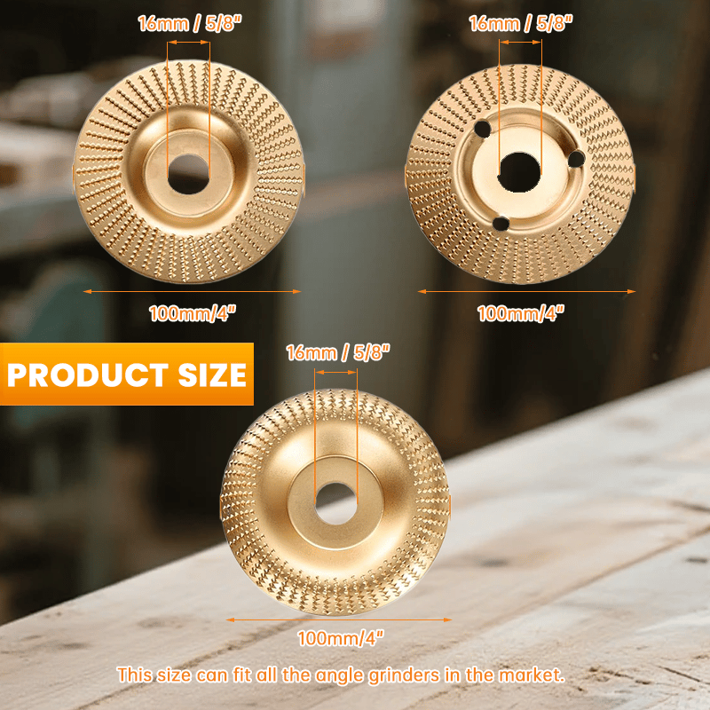 ⚒️Heavy-Duty Wood Carving Disc Set (3PCS)