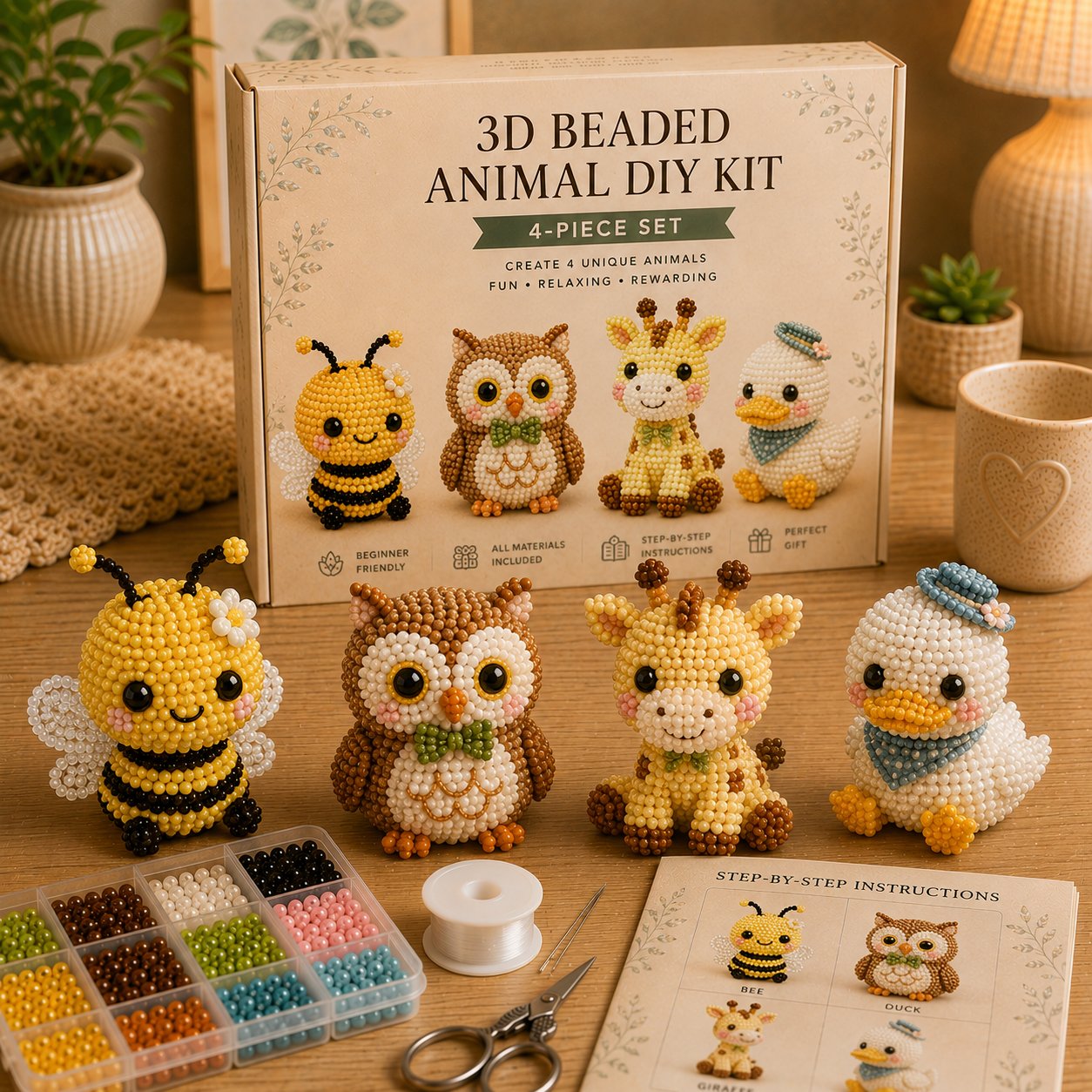 🐾 3D Beaded Pet DIY Kit