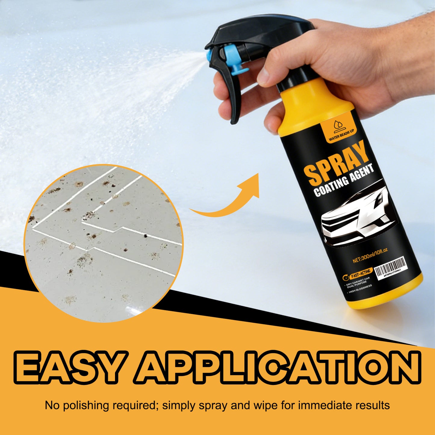 Hydrophobic Car Ceramic Spray for All Vehicles🚗
