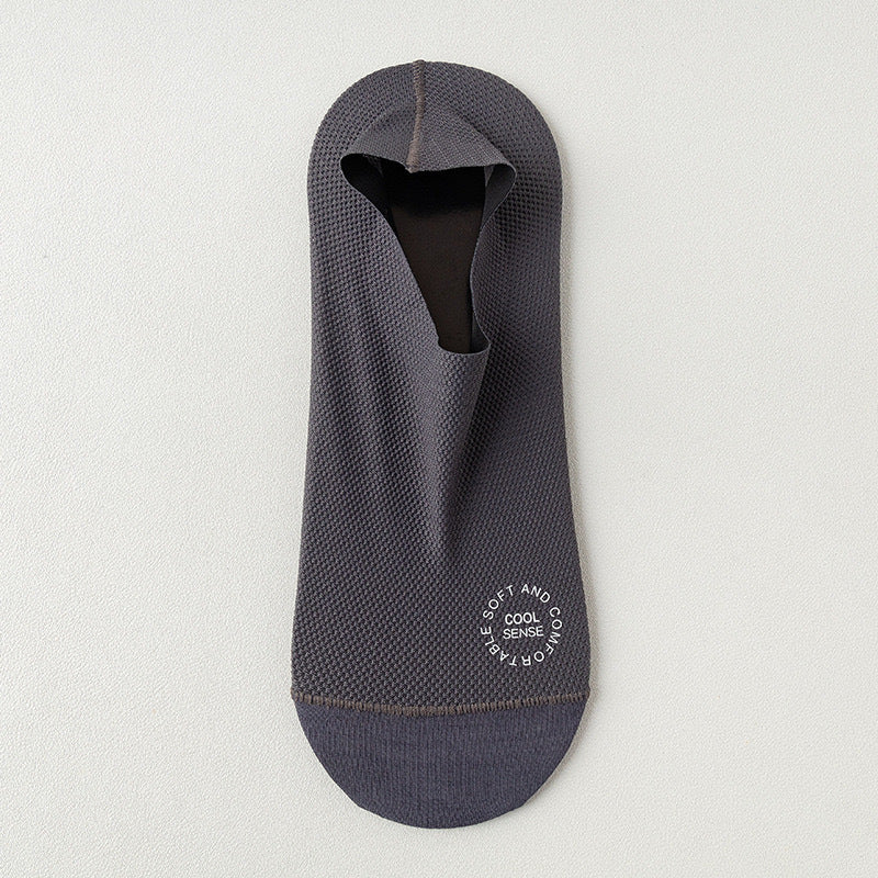 🧦3-Pair Invisible Grip Socks Pack 🧦Breathable | Low-Cut | Anti-Slip | Sweat-Absorbing