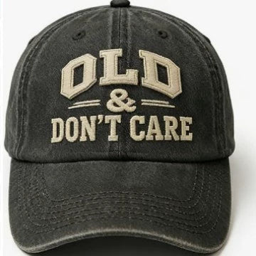 š§¢ 2026 New Year Hot Sale | Vintage Distressed āOLD & DONāT CAREā Cap