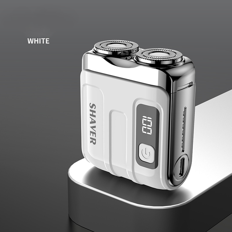 ⚡ LIMITED-TIME 30% OFF! 💥 Portable Mini Men's Electric Shaver – AI Beard Sensing, Magnetic Head, Fast Charge ✨