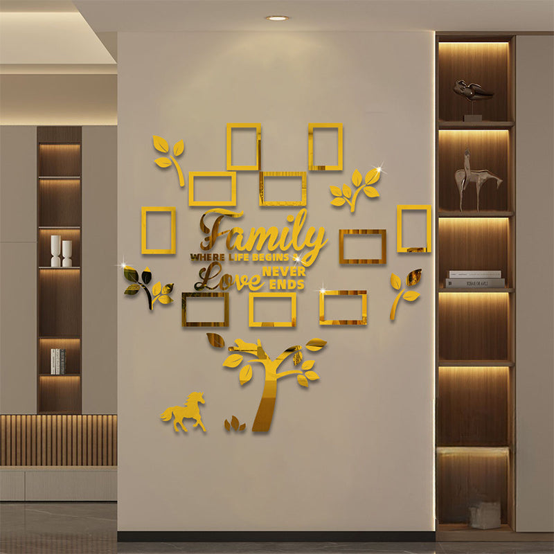 3D Family Tree Photo Frame Wall Sticker🏡🖼️