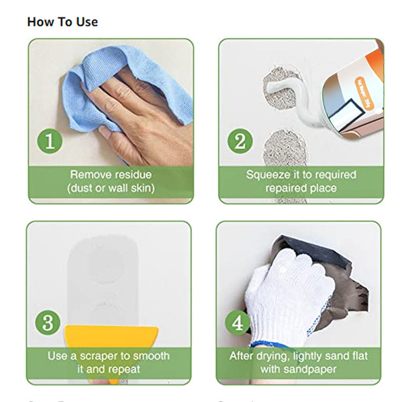 All-Purpose Wall Repair Paste – Fill Holes in a Single Stroke – Pay on Delivery ✨✅