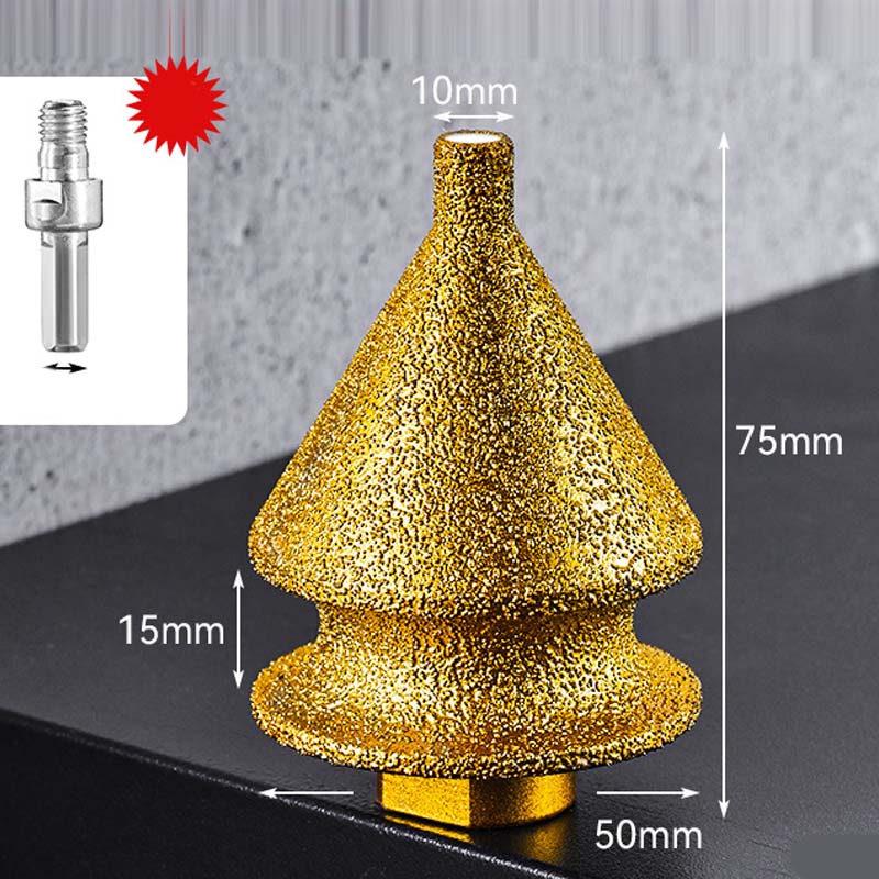 📢📢 Diamond Chamfering Bit for Grinder – Multi-Function, Brazed Diamond, M10 Fit 🔧