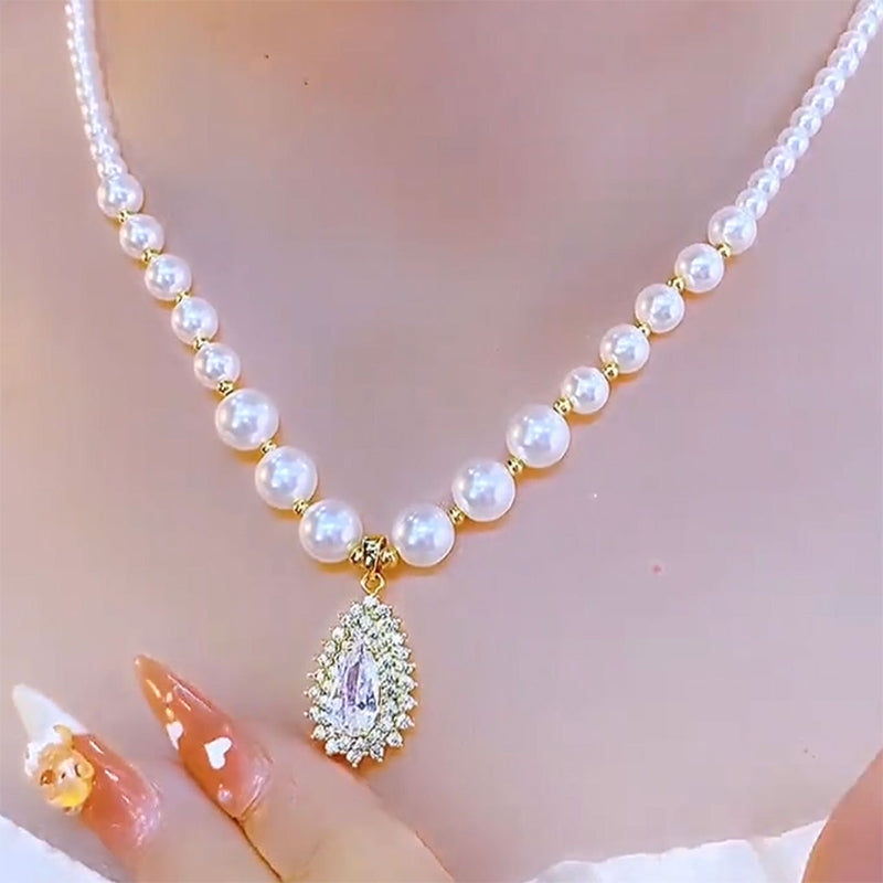 📢📢40% OFF !! ⏰Women’s Vintage Style Pearl Necklace