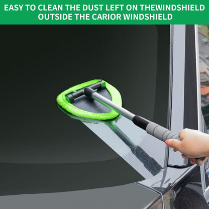 🔥Windshield Cleaning Tool——With 4 Free Microfiber Pads and 1 Fog-Proof Agent