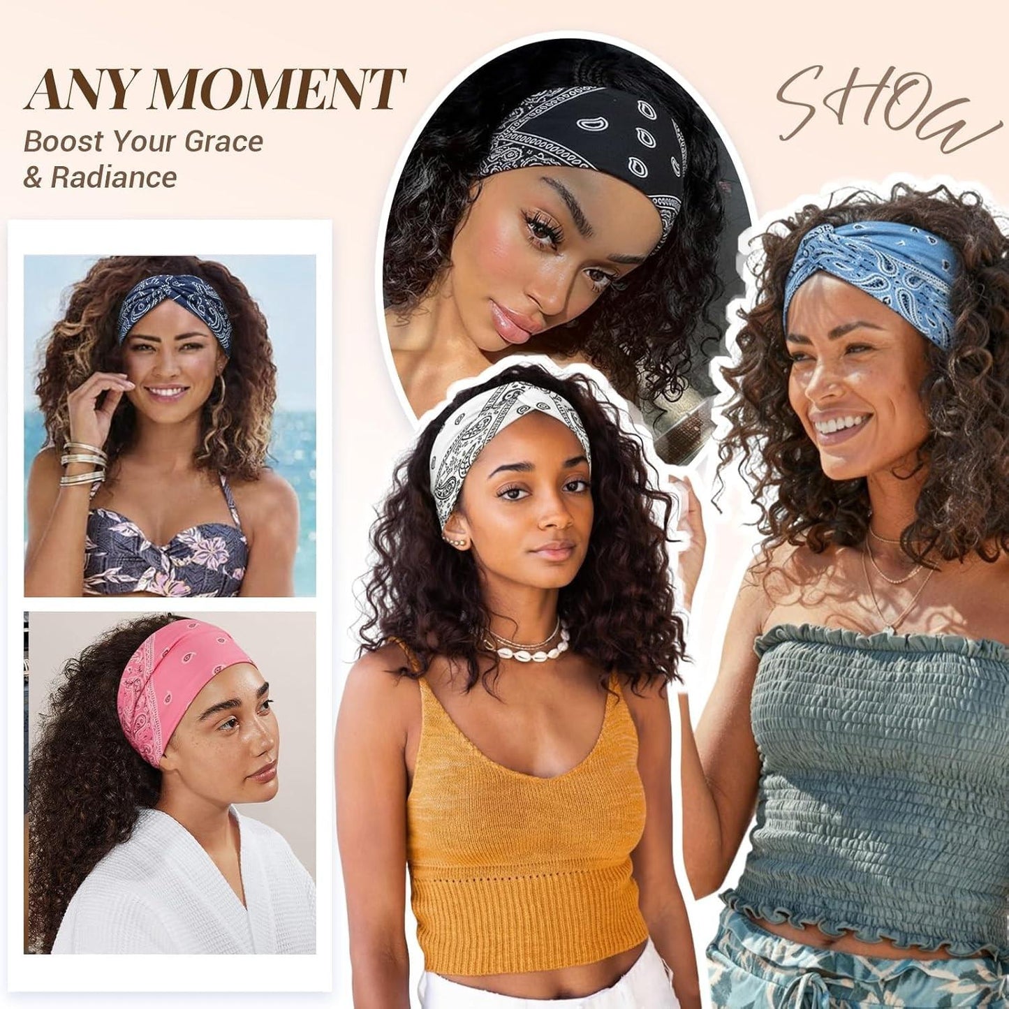 Womens Styling Retro Printed Headband - 🔥