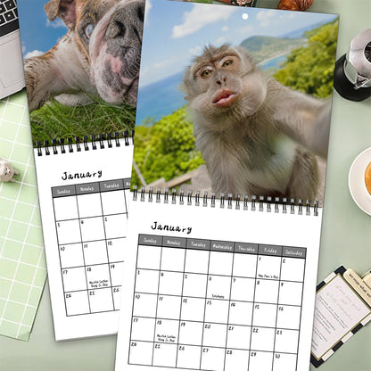 2027 Funny Farm Animal Selfies Wall Calendar – 12 Months of Hilariously Unfiltered Animal Faces