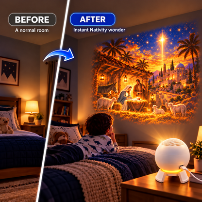 ✝️🌌 5D Nativity Starry Sky Projector | Bring Bethlehem Across Your Walls & Ceiling This Christmas ✨