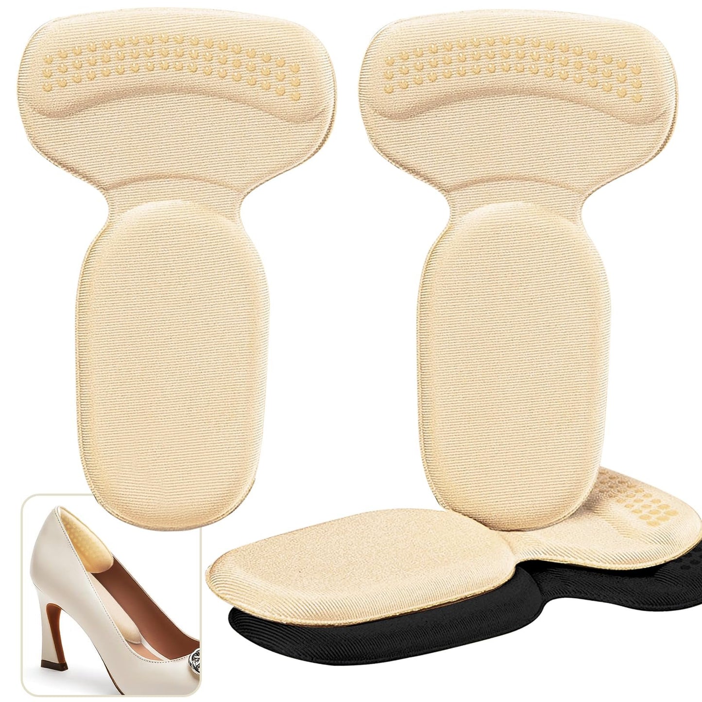 😍Anti-slip Heel Liners Soft Cushion Heel Protector Pads for Women Men Shoes