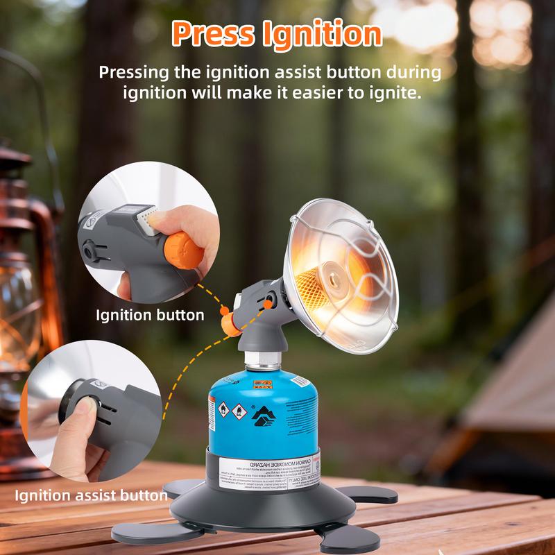 Dailyardtool® Portable Outdoor Heater- Suitable For Outdoor Camping Tent Garage Fishing