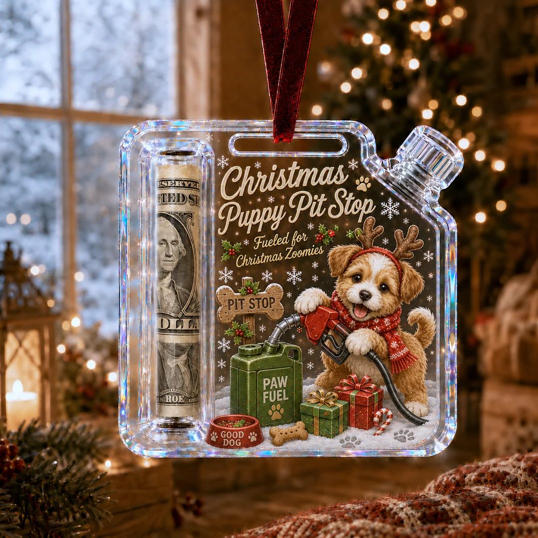🎄Christmas Fuel-Up Cash Gift Ornament