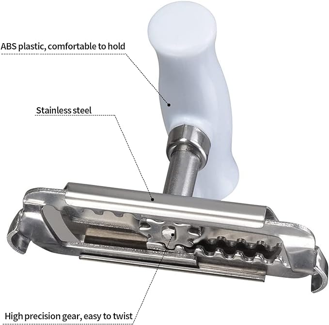 Stainless Steel Jar Openers for Easy Opening - Effortless Opening for Mason Jars & Pasta Sauce Cans