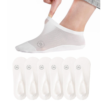 🧦3-Pair Invisible Grip Socks Pack 🧦Breathable | Low-Cut | Anti-Slip | Sweat-Absorbing