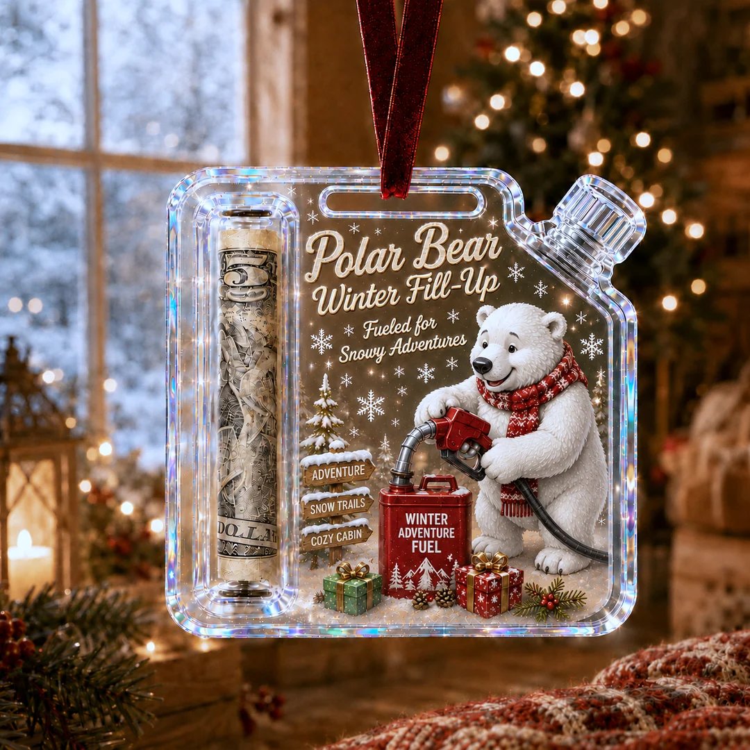🎄Christmas Fuel-Up Cash Gift Ornament