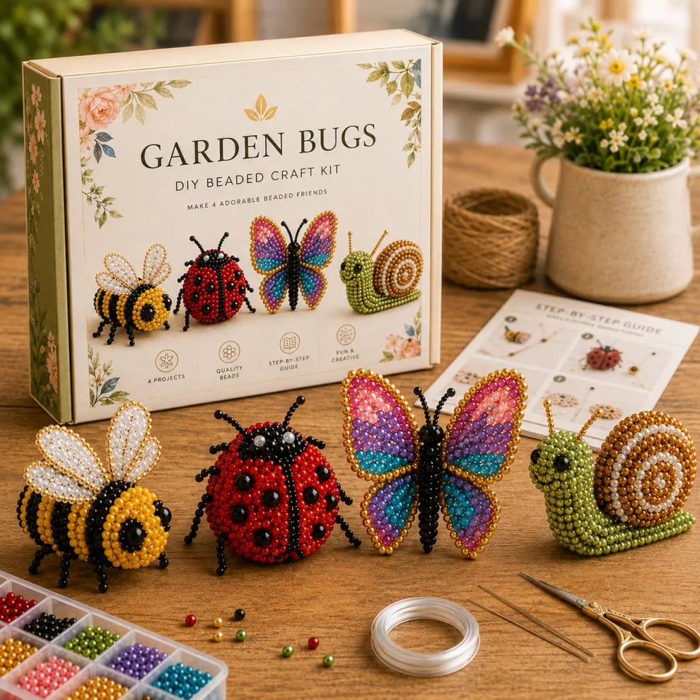 🧵✨DIY Petite 3D Beaded Animal Craft Kit