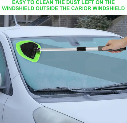 🔥Windshield Cleaning Tool——With 4 Free Microfiber Pads and 1 Fog-Proof Agent