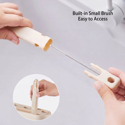 Multifunction Kitchen Cleaning Brush Set with Storage Holder