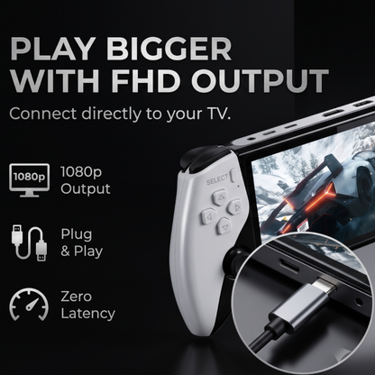 🎄Christmas Sale 40% OFF🎁 Retro Handheld Game Console with HD 5-inch IPS Screen over 20,000 Games