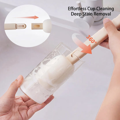 Multifunction Kitchen Cleaning Brush Set with Storage Holder
