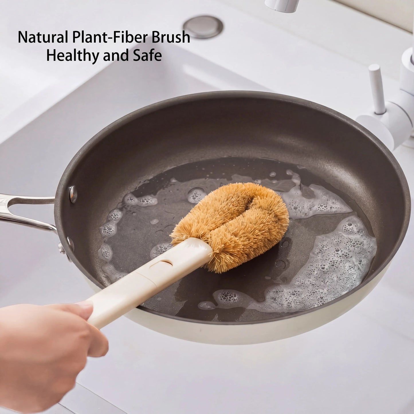 Multifunction Kitchen Cleaning Brush Set with Storage Holder