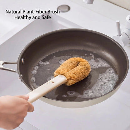 Multifunction Kitchen Cleaning Brush Set with Storage Holder