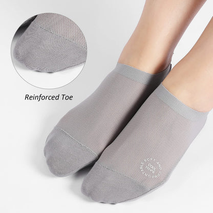 🧦3-Pair Invisible Grip Socks Pack 🧦Breathable | Low-Cut | Anti-Slip | Sweat-Absorbing