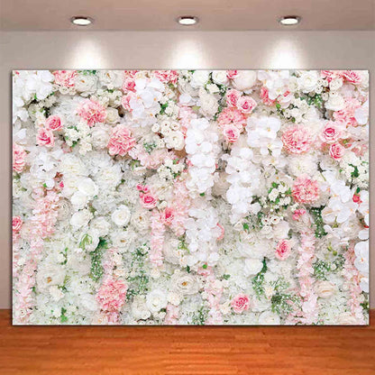 Magical Forest Floral & Butterfly Backdrop Banner - Outdoor Birthday Party Scene Decoration