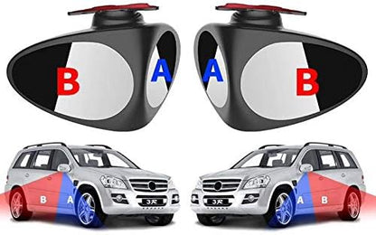 Dailyardtool® HD Car Blind Spot Elimination Mirror - 360° Rotatable, Rain/Fog Resistant
