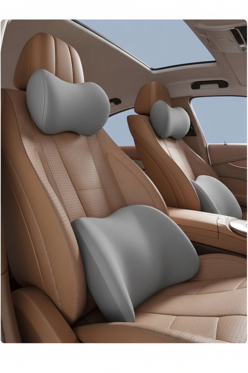 Car Headrest Neck and Waist Pillow🚗🛋️
