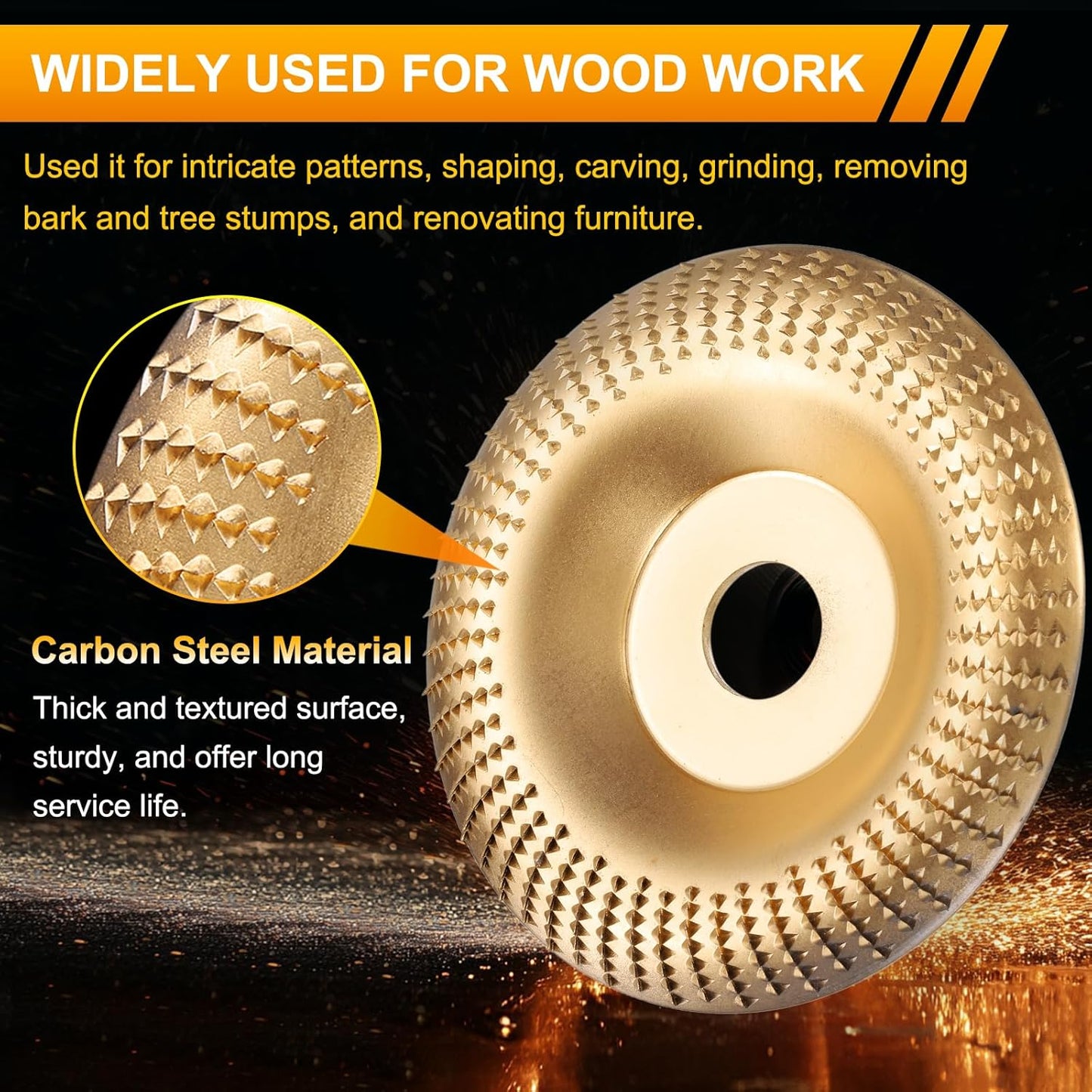 ⚒️Heavy-Duty Wood Carving Disc Set (3PCS)