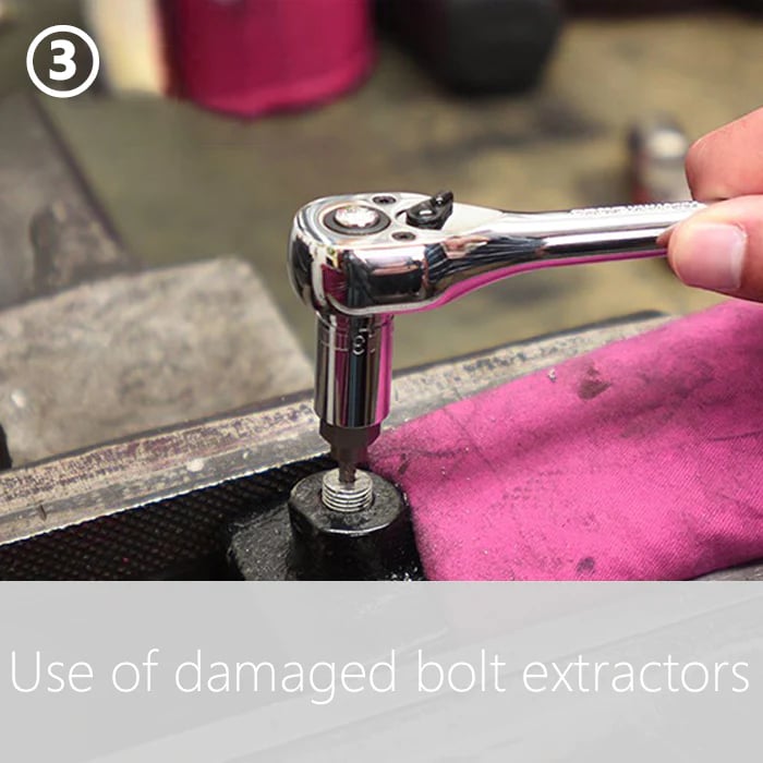 Dailyardtool® Broken Head Bolt Screw Cap Extractor Broken Head Screw Hexagon Socket Bolt Removal Tool