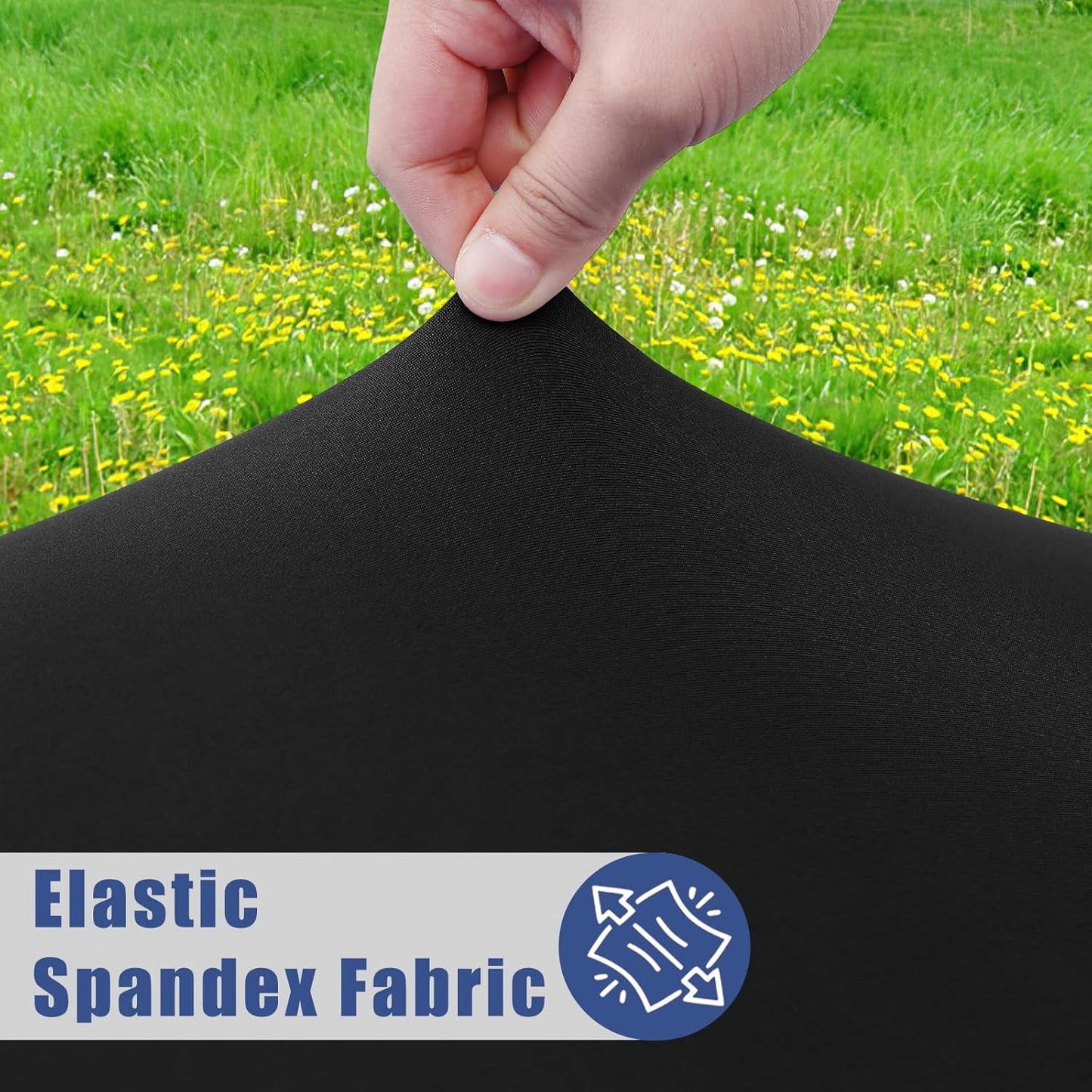 🍖Stretch Fabric Table Top Cap Cover – Elastic Edge, Waterproof & Reusable