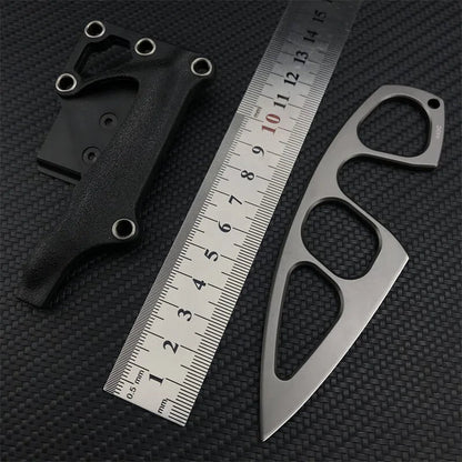 Dailyard Tactical EDC Knife with Multi-Carry Sheath & Belt Clip