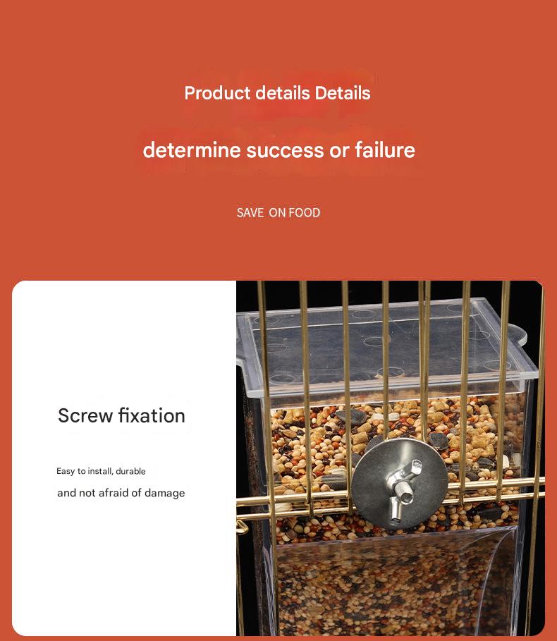 🔥No Mess Automatic Bird Feeder