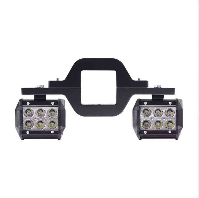 Dailyardtool® 2pcs 4 Inch LED Pods with Tow Hitch Mounting Brackets