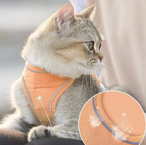 🐕 One Piece Pet Vest Leash – Adjustable & breathable mesh
