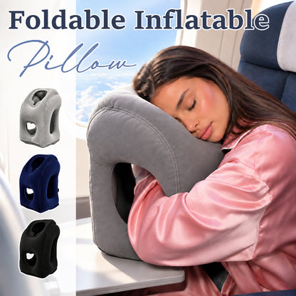 Ultra-Light Foldable Inflatable Travel Pillow | Portable Neck Support for Trips