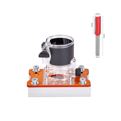 Dailyardtool® 2-in-1 Woodworking Trimmer Slotting Auxiliary Positioning Bracket