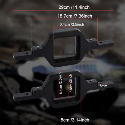 Dailyardtool® 2pcs 4 Inch LED Pods with Tow Hitch Mounting Brackets