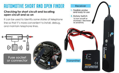 Dailyardtool®  EM415 Automotive Electrical Open & Short Finder Circuit Tester