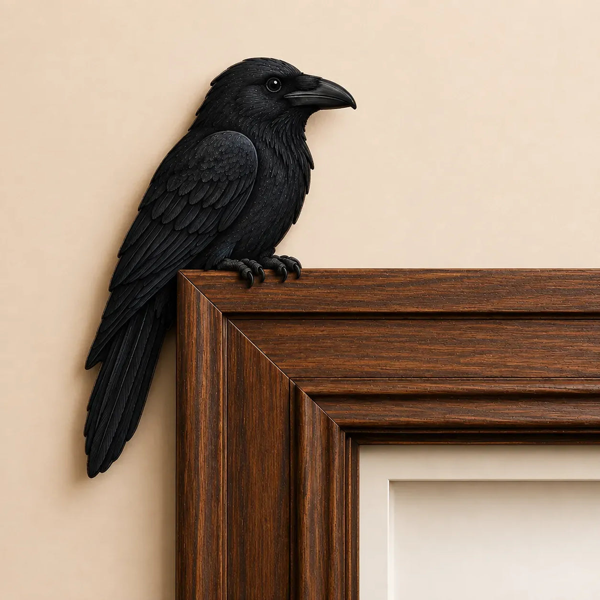 Wooden Bird Door Topper