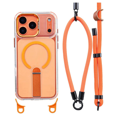 MagSafe Phone Case with Detachable Crossbody Neck Lanyard Strap