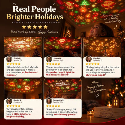 🔥Last Day 40% OFF 🔥 Magical Christmas Tree USB Projector Light – Festive Holiday Atmosphere Lamp