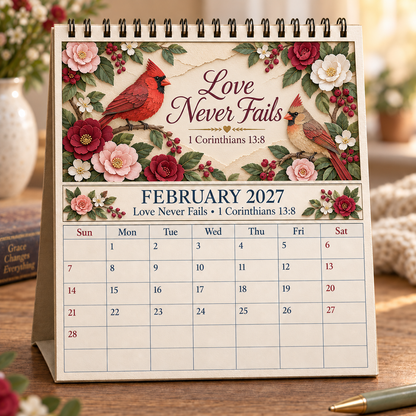 📖 2027 A Year Of Comfort & Strength Bible Verse Calendar