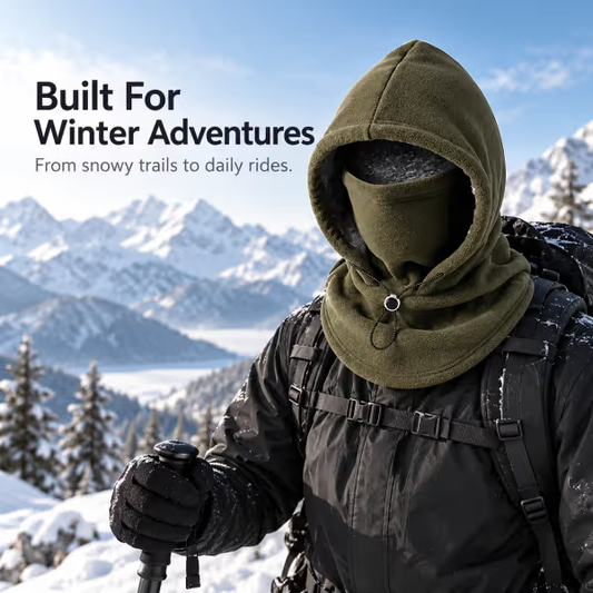 Fleece Double Layer Integrated Hat