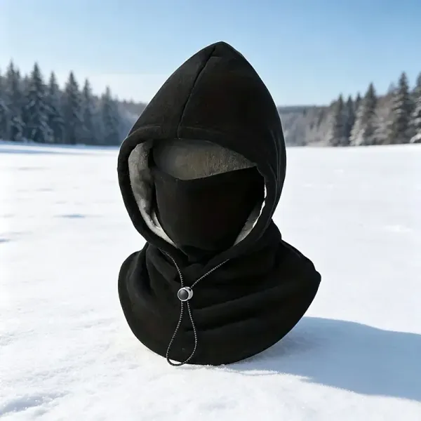 Fleece Double Layer Integrated Hat