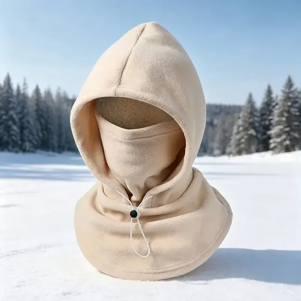 Fleece Double Layer Integrated Hat